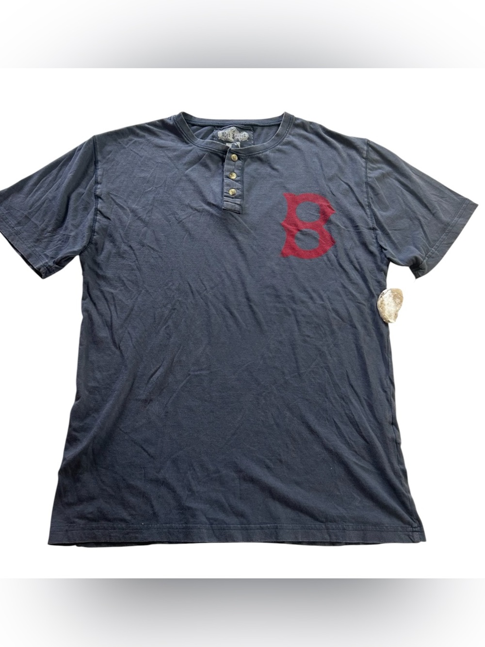 NWT Red Jacket Boston Red Sox Henley Shirt Men’s M Navy Cooperstown Retro Style